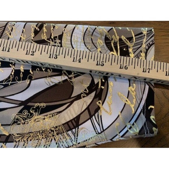 Allison Dailey Sz Large Top 3/4 Sleeve Glitzy Travel Cruise Coastal - Picture 13 of 16